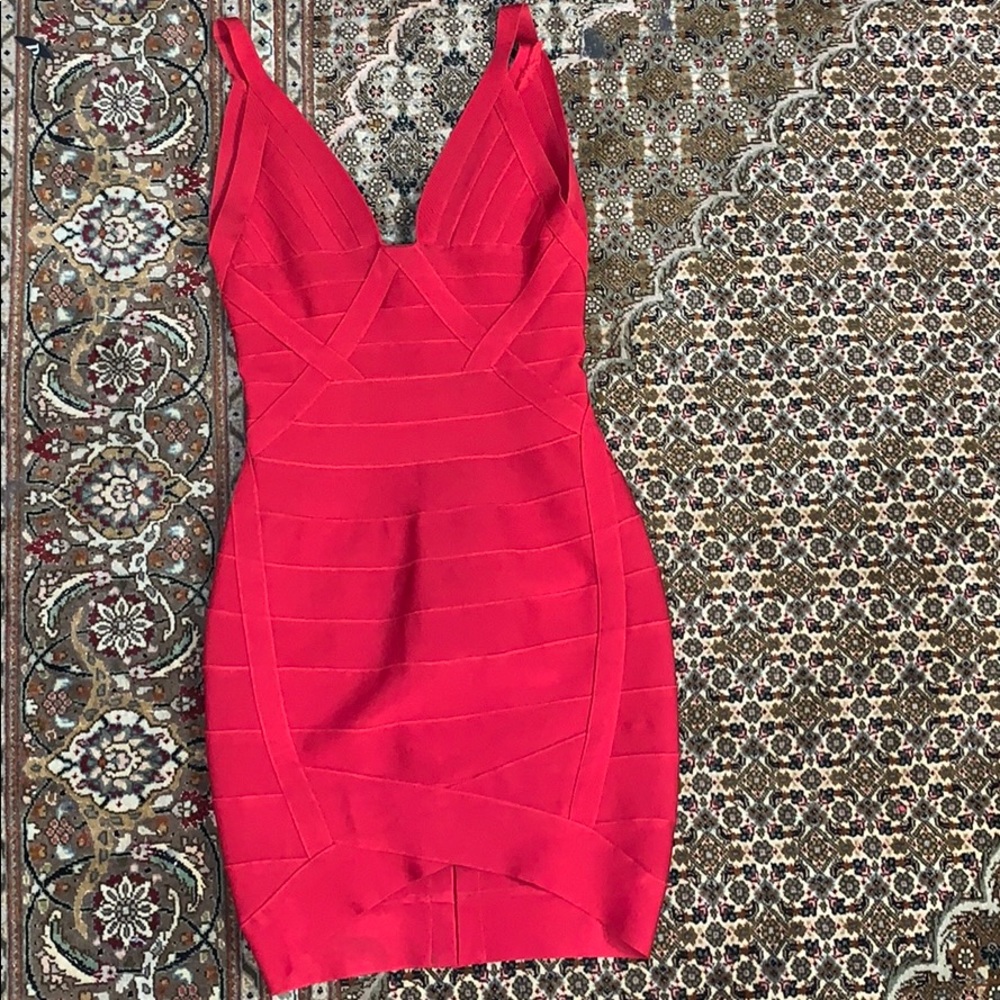 Fashion nova red bandage dress. New !